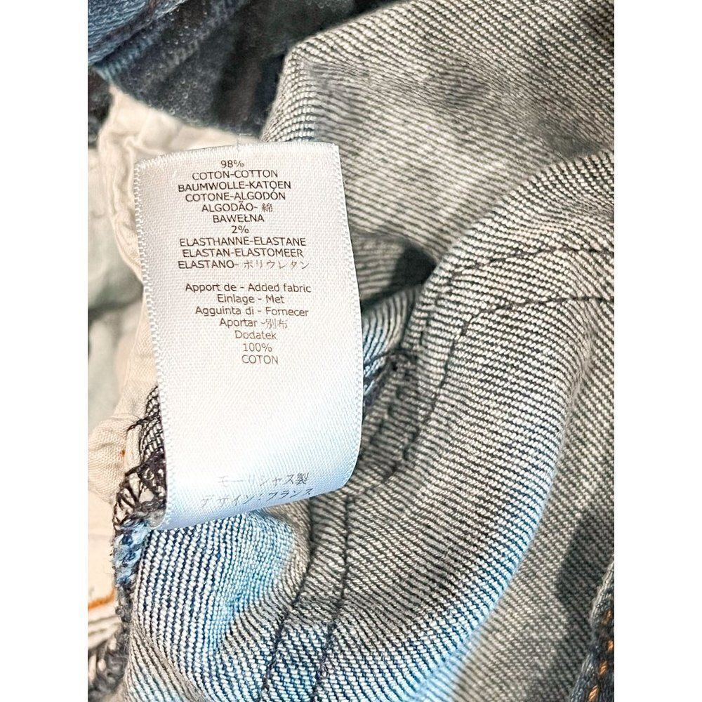 Petit Bateau Girls Denim Jeans, Size 4 - Picture 4 of 6